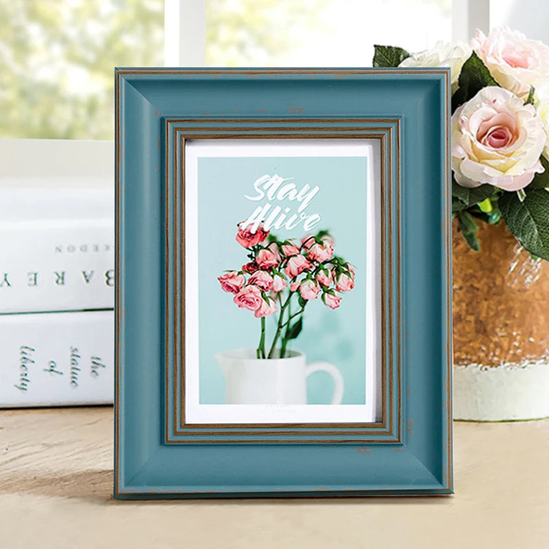 cadre photo rétro américain pour mariage et décoration à personnaliser - vue 8 sur 13