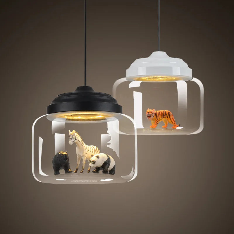 Suspension modernes en verre nordique - vue 4 sur 8