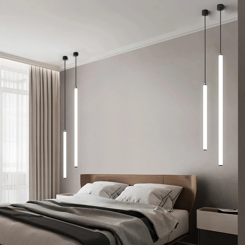 lustre moderne à led pour table et bar élégant - vue 5 sur 11