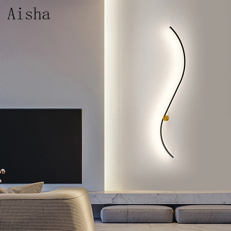 applique murale moderne et créative à led pour décoration intérieure - vue 2 sur 9