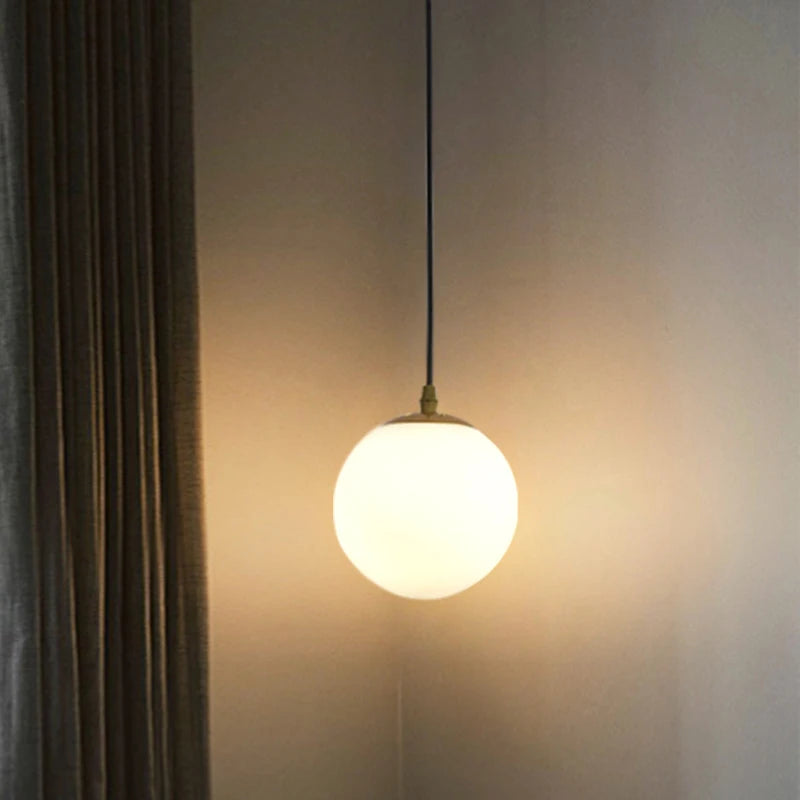 suspension de luxe nordique boule de verre décorative