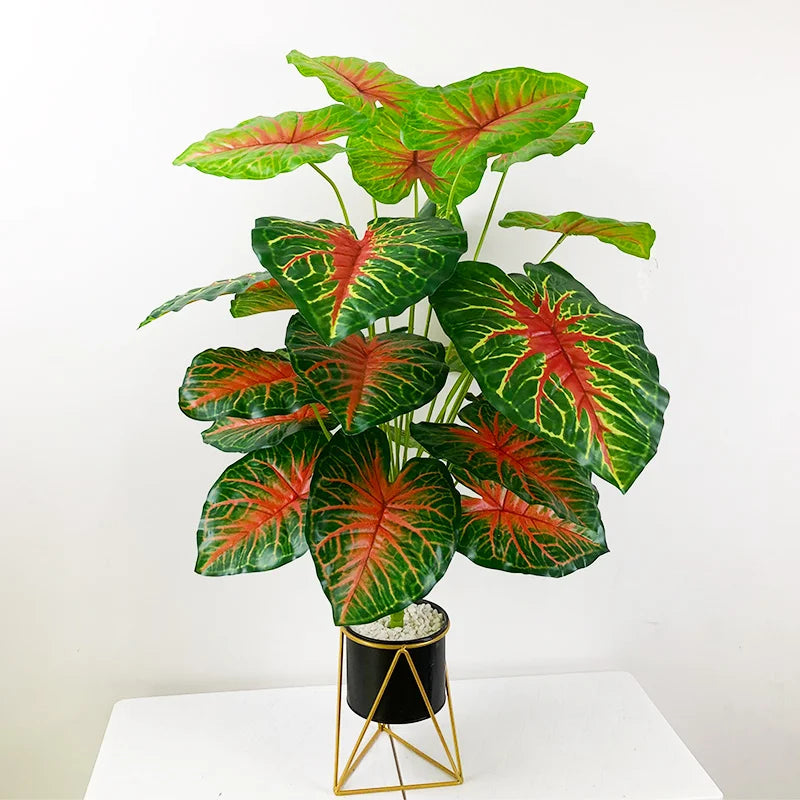 plantes artificielles monstera grandes feuilles pour décoration intérieure - vue 5 sur 21