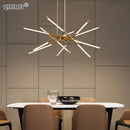 lustre led moderne pour décoration intérieure et éclairage