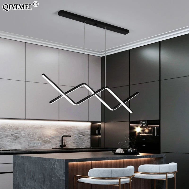 suspension led moderne à intensité variable éclairage intérieur nouvelle lampe