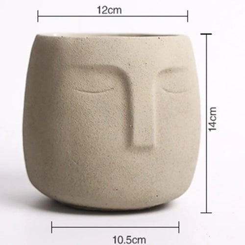 moule en silicone pour pot de fleurs design créatif
