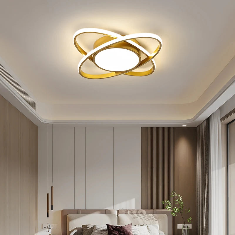 lustres led modernes pour intérieur entrée maison - vue 3 sur 10