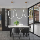 lampes lumière led suspension moderne
