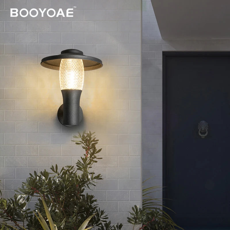 Éclairage mural extérieur Led lampe décorative moderne étanche porche entrée balcon applique terrasse lampe jardin appliques - vue 5 sur 7