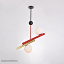 Suspension en verre LED nordique art moderne Design créatif intérieur décor à la maison luminaires Loft couleur lampe suspendue Luminaire