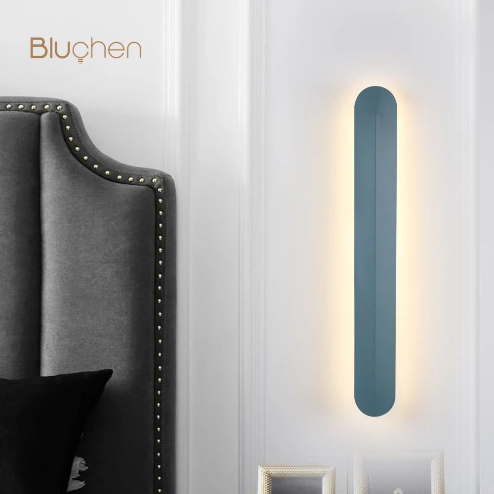 applique murale moderne led en fer style nordique - vue 5 sur 9