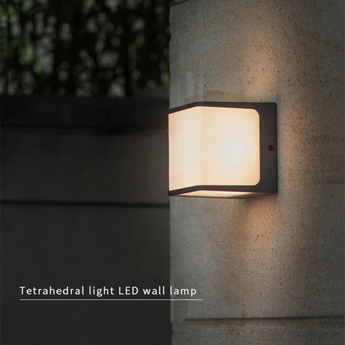 applique murale led extérieure imperméable en aluminium décorative