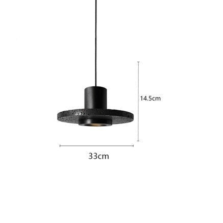 Suspension industrielle noir et doré Terrazzo - vue 12 sur 14