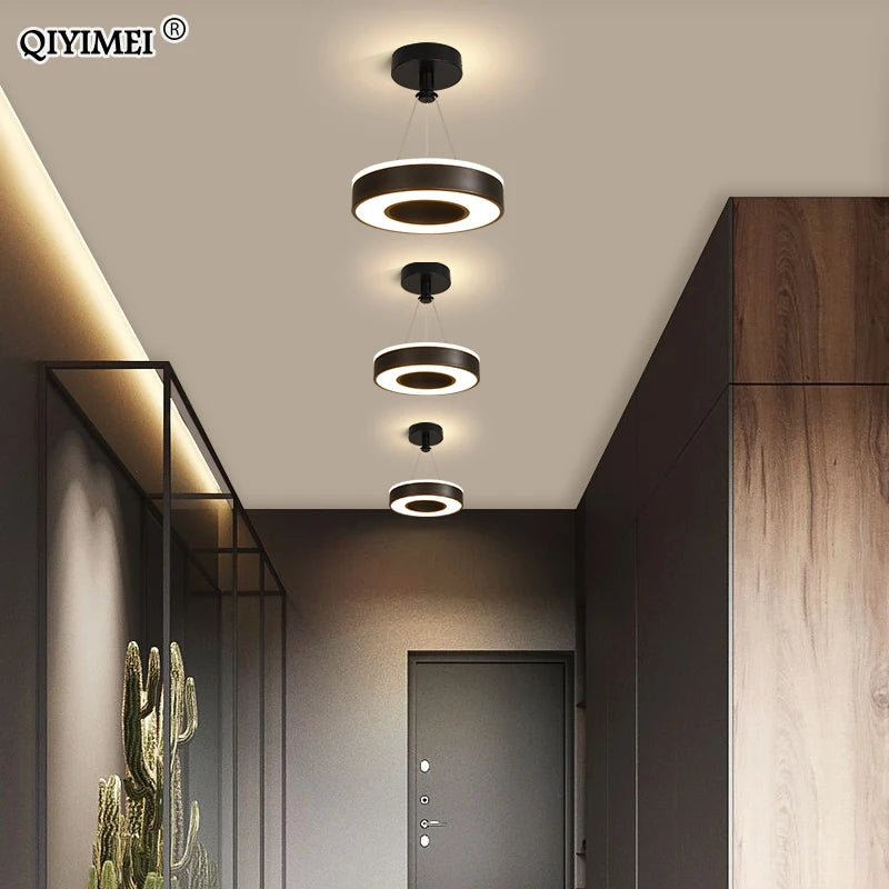 lustres led modernes pour décoration de maison luminaire - vue 5 sur 12