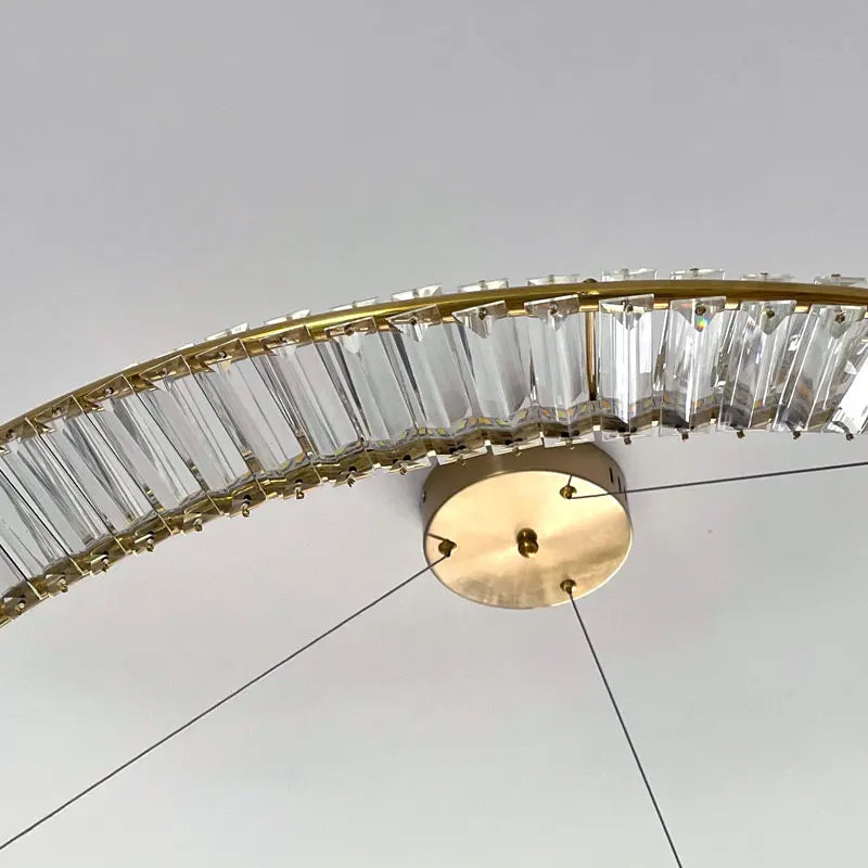 Lustre LED en cristal design moderne de luxe décorative - vue 6 sur 14