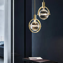 lustre postmoderne de luxe en cristal pour décoration de bar