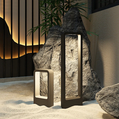 Lumières extérieures lumières de jardin lumières de pelouse modernes en aluminium étanche IP54 Villas lumières de paysage lumières de pelouse de paysage de cour