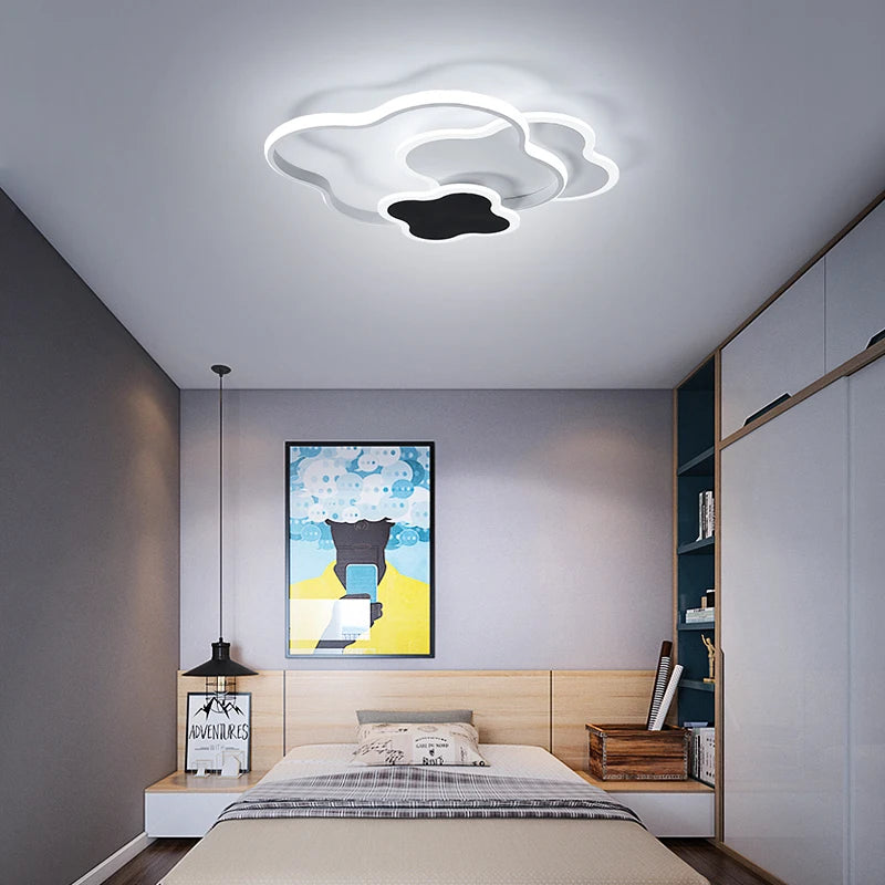 plafonnier en aluminium décoratif pour intérieur lumineux et élégant - vue 6 sur 10