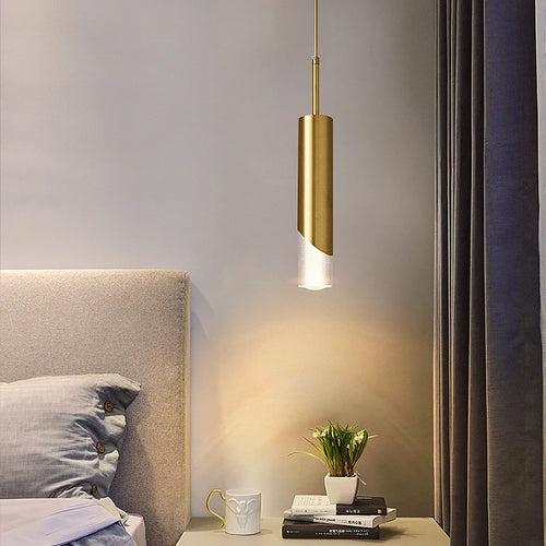 suspension en verre à led pour éclairage moderne intérieur