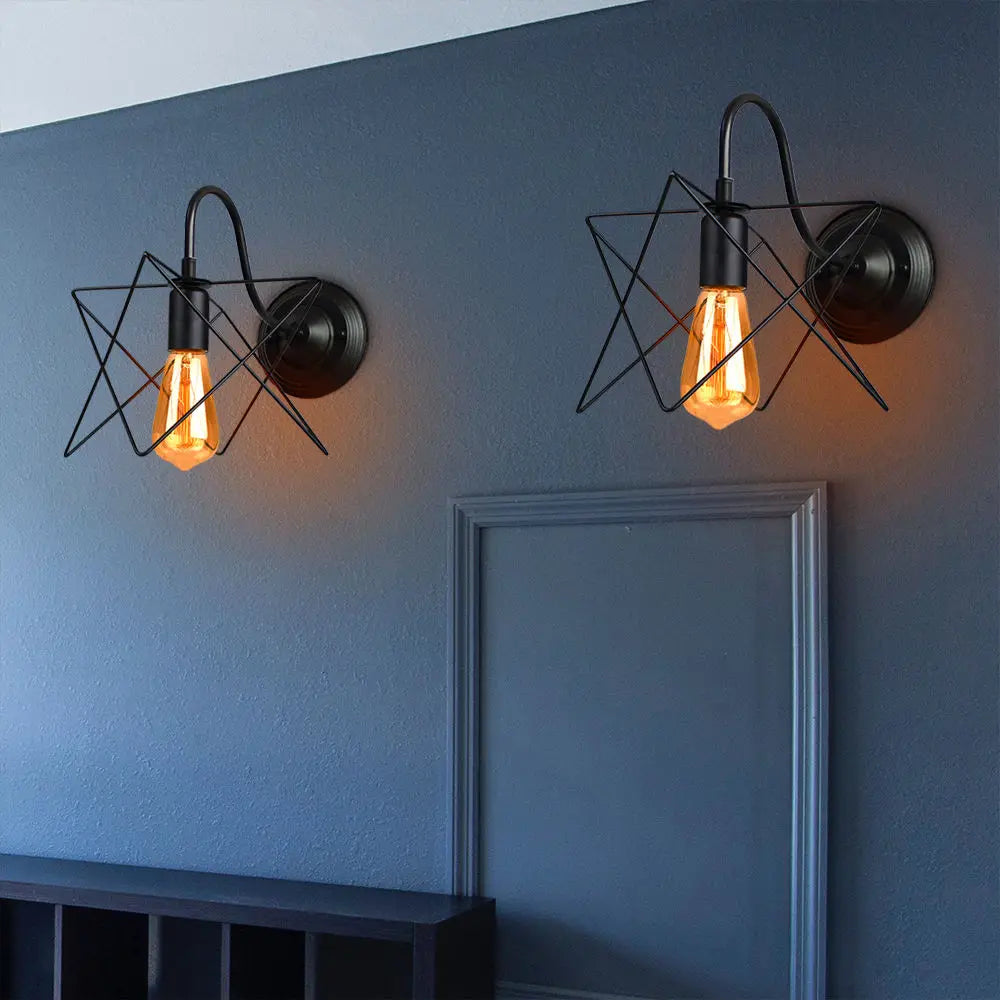 Applique murale Led industrielle rétro Loft - vue 4 sur 7