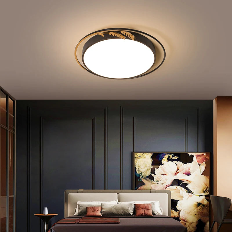 plafonnier led rond avec télécommande pour décoration intérieure - vue 4 sur 8