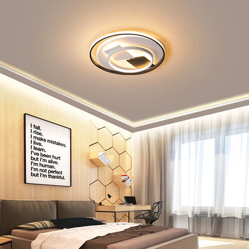 plafonnier led art déco géométrique luxe pour éclairage intérieur