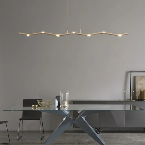 suspension led design post-moderne simple courbe