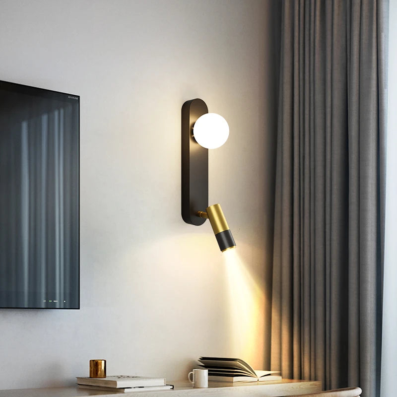applique murale led moderne pour éclairage intérieur bois - vue 4 sur 11