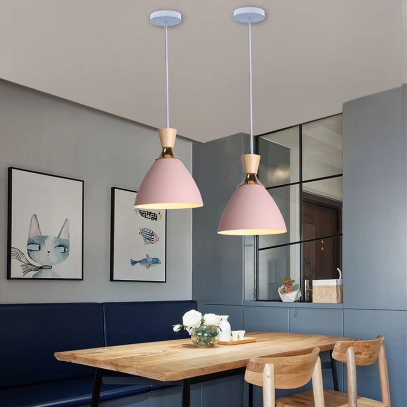 lustre led moderne pour intérieur nordique minimaliste