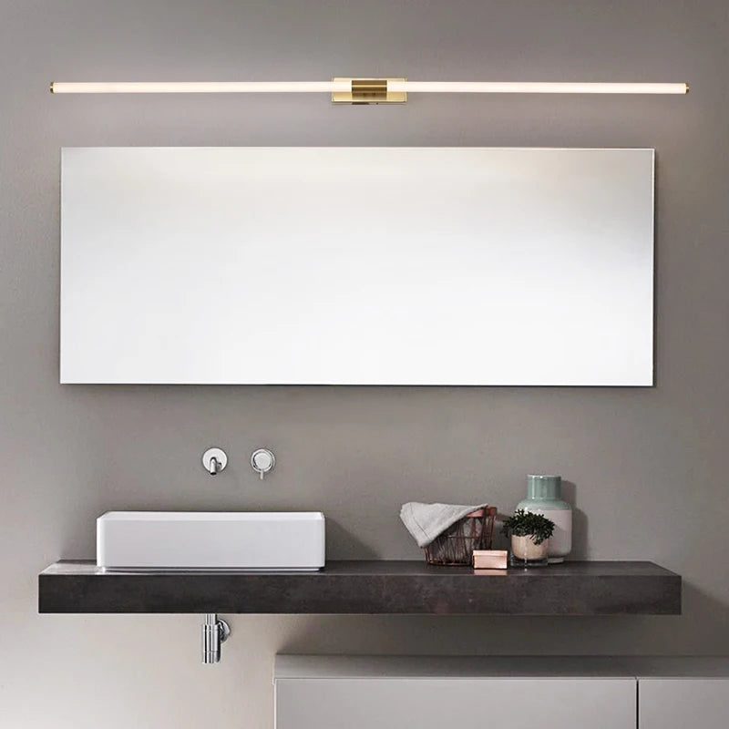 applique murale moderne à led en aluminium plaqué or 360 glow - vue 2 sur 6