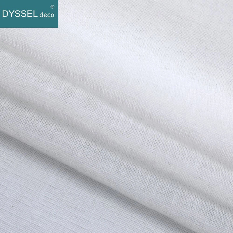 Voilage tulle léger rayé style moderne salon chambre