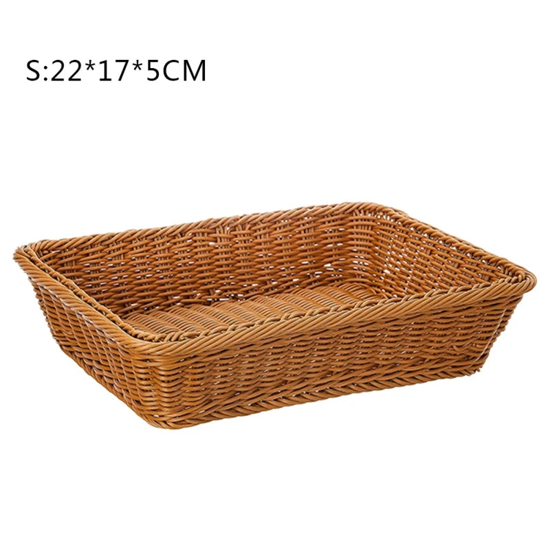 panier tissé à la main pour fruits et légumes rangement et pique-nique - vue 23 sur 29