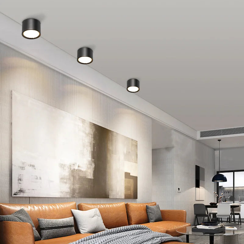 Spot de plafond LED rond en métal - vue 6 sur 15