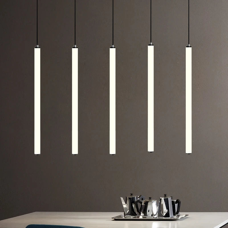 lustre moderne à led pour table et bar élégant - vue 4 sur 11