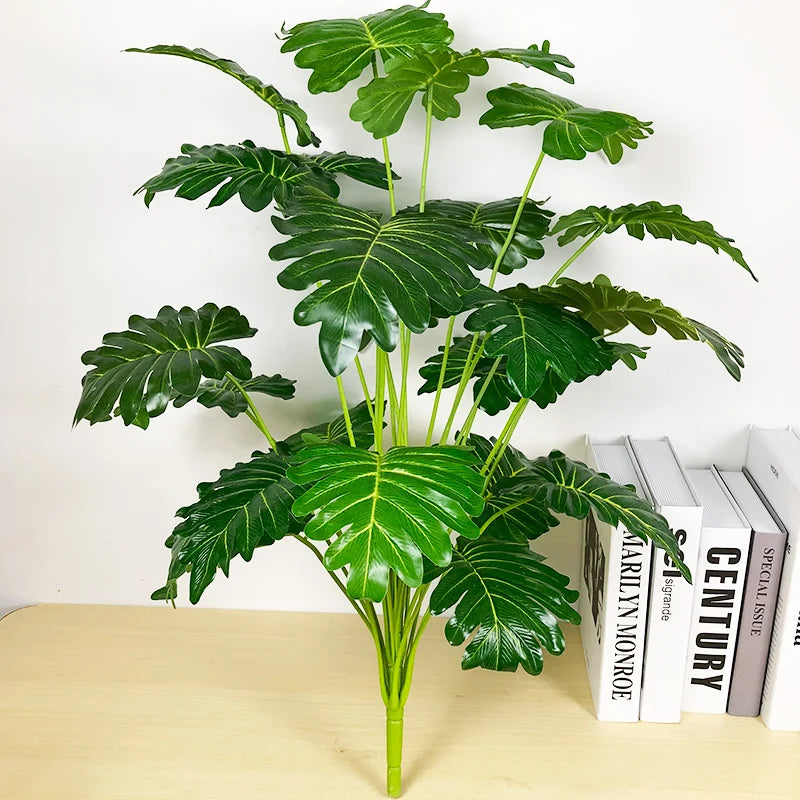 plantes artificielles monstera grandes feuilles pour décoration intérieure - vue 20 sur 21