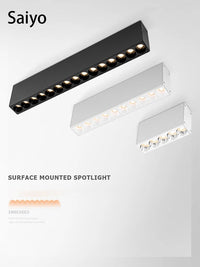 spot led aluminium technologie cob monté surface éclairage intérieur