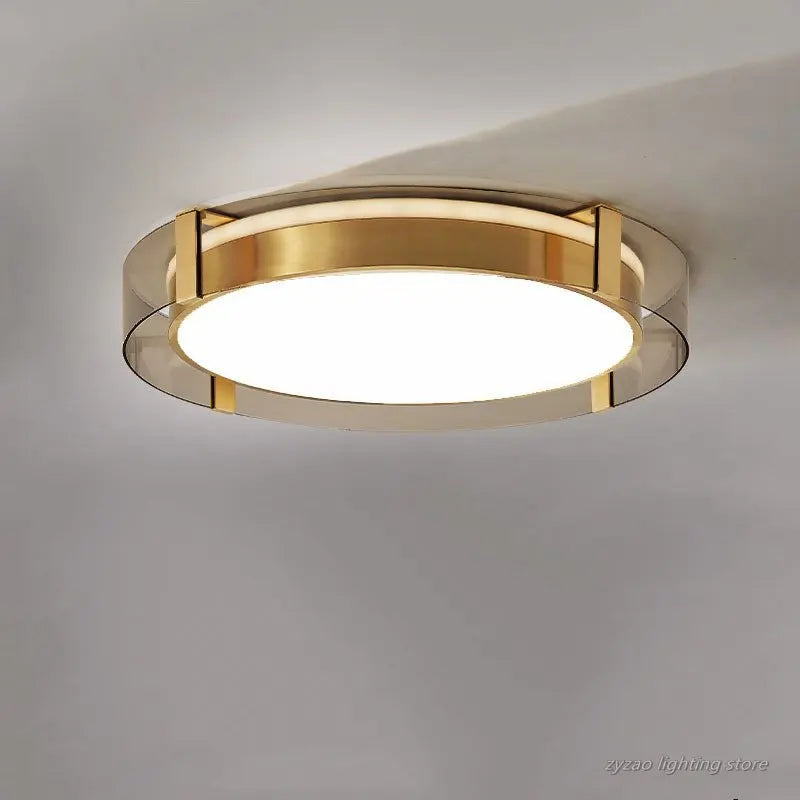 plafonnier nordique simple rond design moderne luxueux