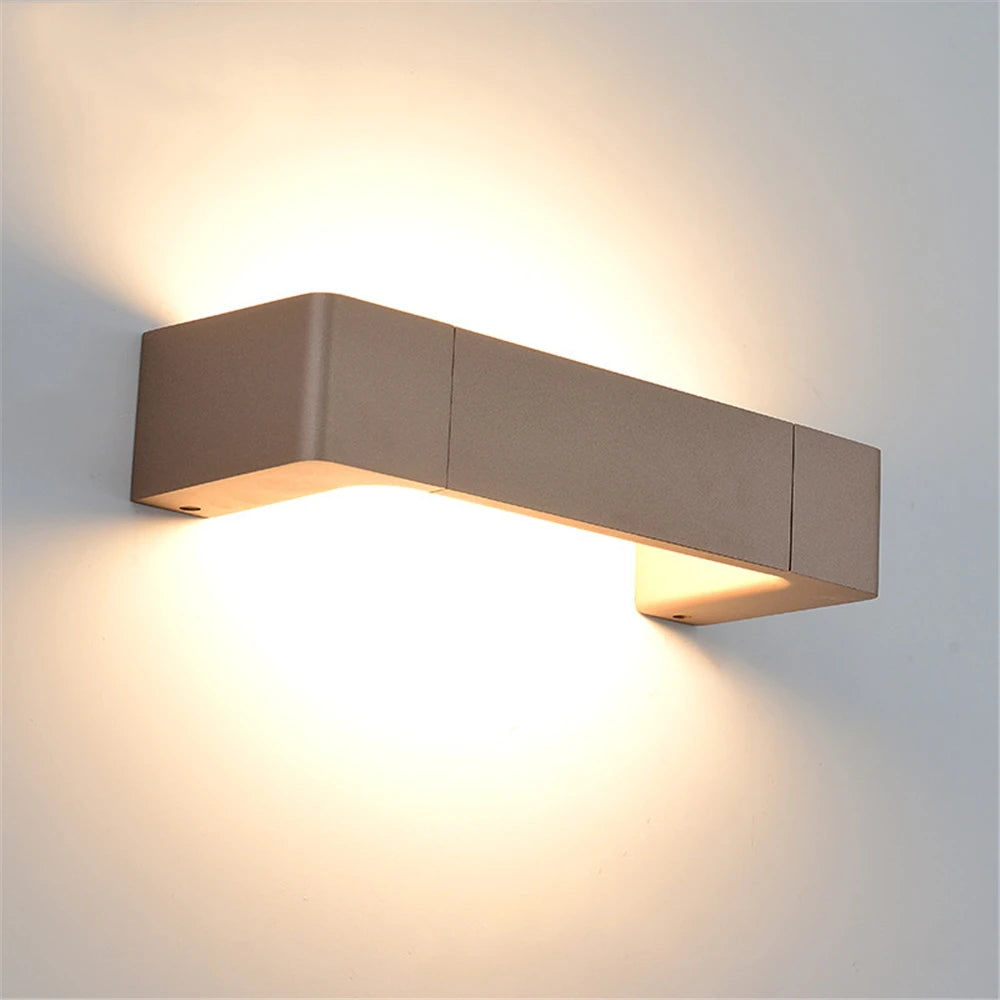 applique murale led moderne étanche pour jardin en aluminium