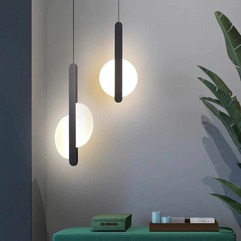 suspension moderne à led pour décoration intérieure élégante - vue 2 sur 12