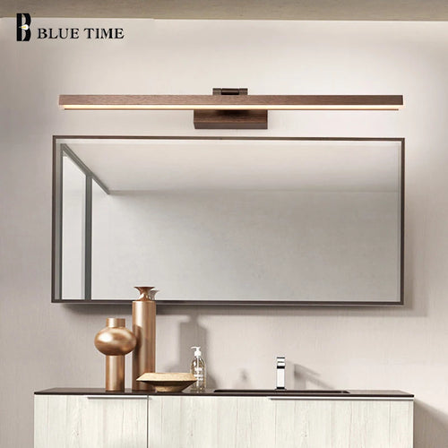 LED miroir lumière moderne applique murale LED lumière pour la maison salle de bain lampe AC90-260V LED luminaire intérieur appliques L120 100 80 60cm
