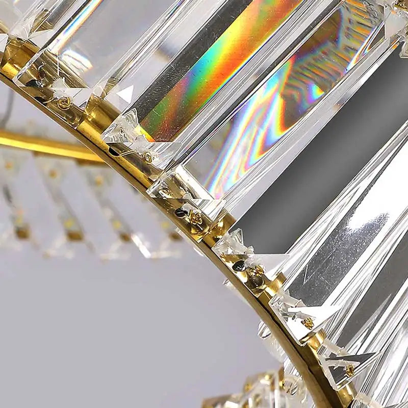 Lustre LED en cristal design moderne de luxe décorative - vue 5 sur 14