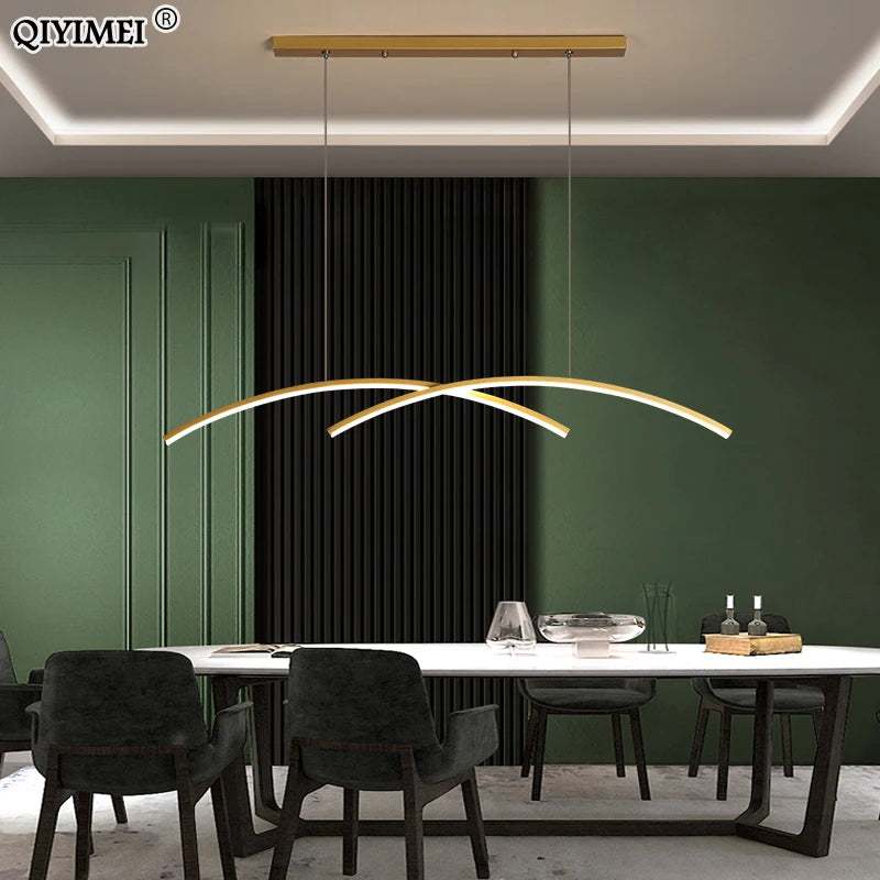 suspension led moderne à intensité variable éclairage intérieur nouvelle lampe