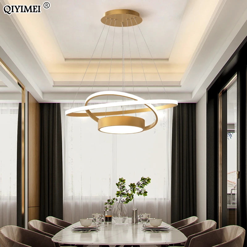lampes suspendues led modernes luminaires d'intérieur abajur