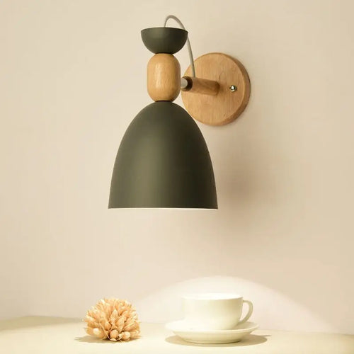 applique murale simple en bois pour décoration intérieure ly-08