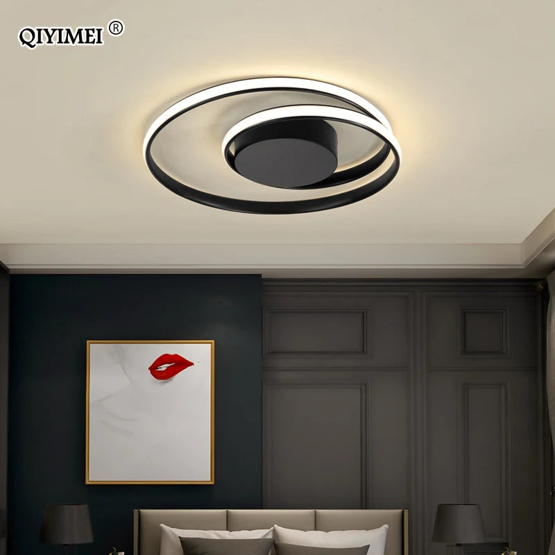 plafonnier moderne led surface montée décoration lumineuse - vue 6 sur 16