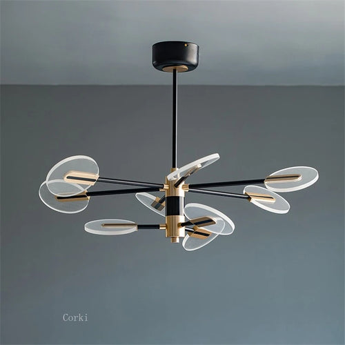 lustre moderne en acrylique design nordique pour une décoration élégante