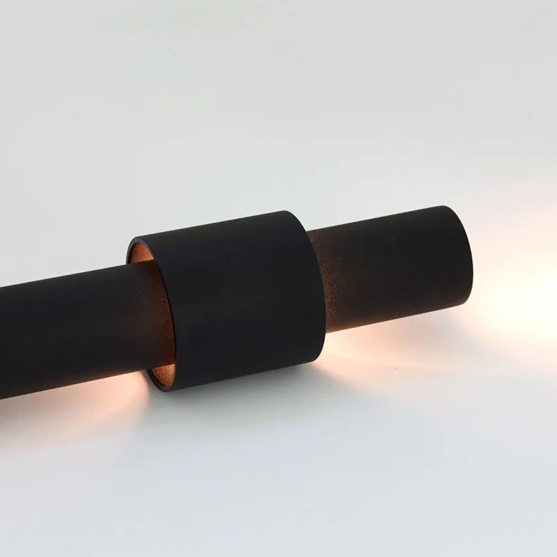 suspension à led nordique tube long éclairage intérieur dimmable - vue 4 sur 14