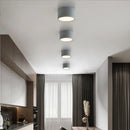 Spot de plafond LED rond en métal