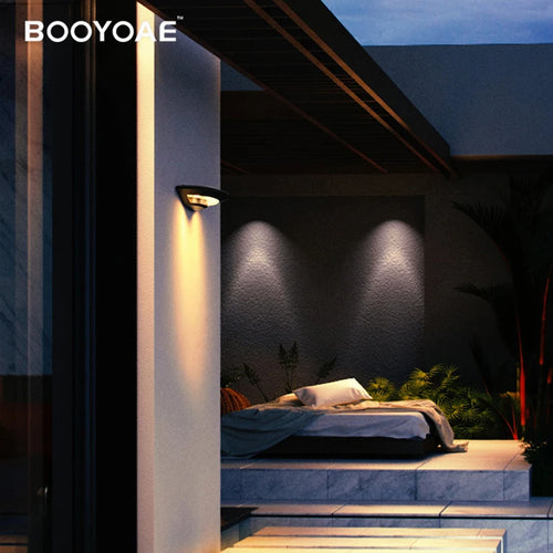 Lumières extérieures LED balcon éclairage mural hôtel paysage lampe terrasses jardins magasin allées porte poteaux UFO étanche applique murale