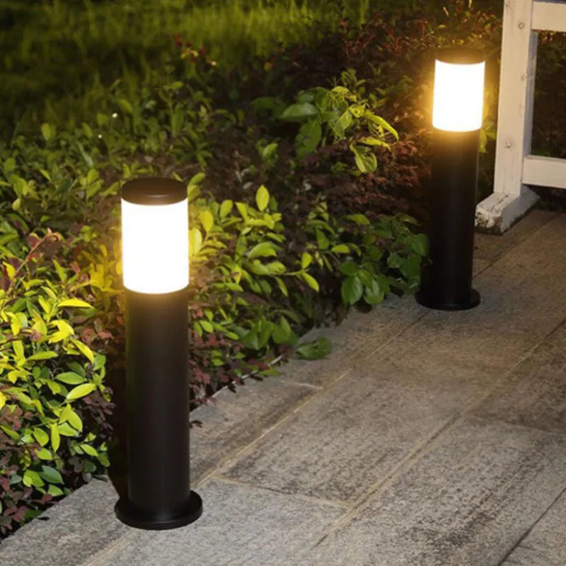 Lampe LED extérieure moderne en acier inoxydable - vue 5 sur 10
