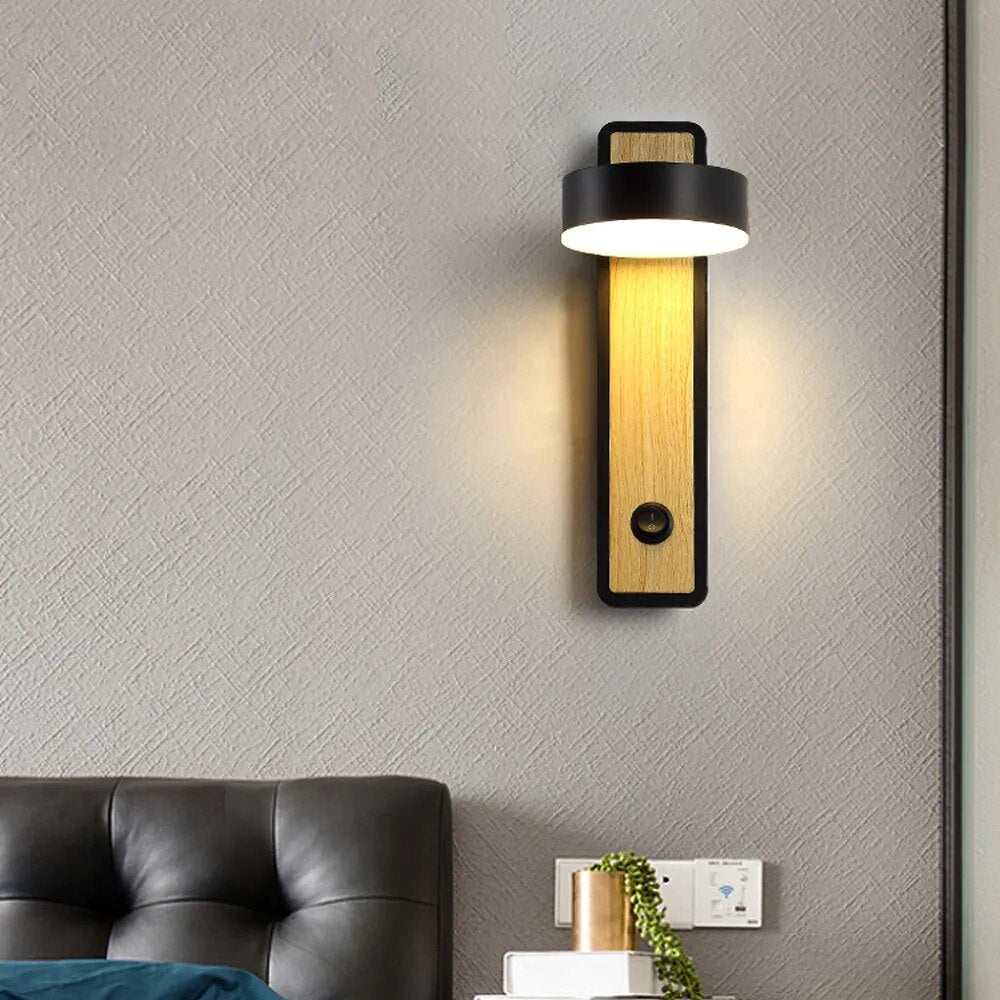 Applique murale LED nordique avec interrupteur 5W - vue 2 sur 10